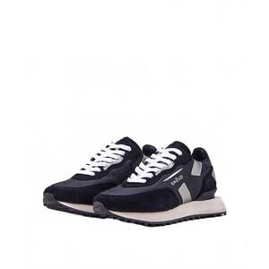 NEW GHŌUD women's rush one brushed low sneakers in multi black